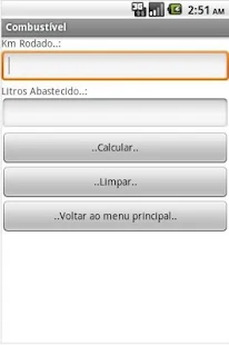 Calcular Combustível - screenshot thumbnail