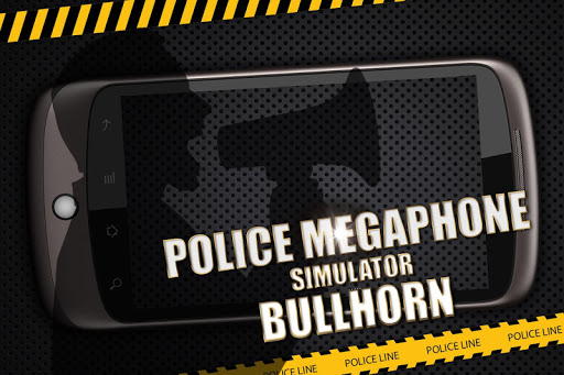 Police megaphone bullhorn