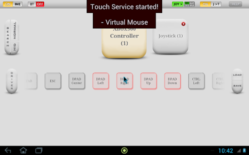 USB/BT Joystick Center GOLD - screenshot thumbnail