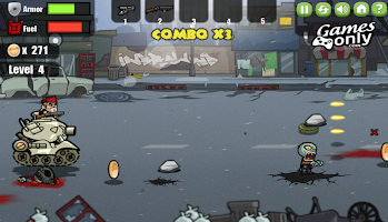 Slash Zombies Rampage APK Gambar Screenshot #2