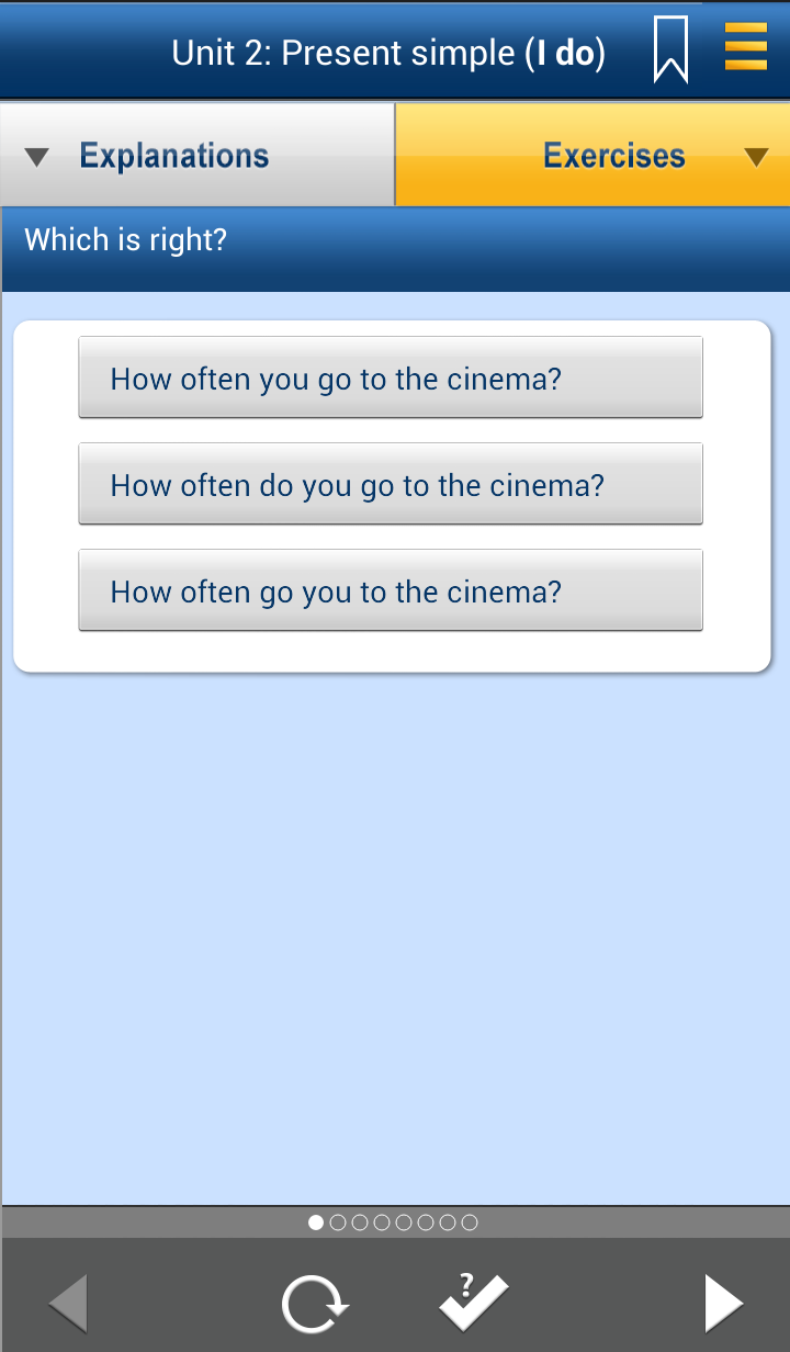 English Grammar in Use Screen 3