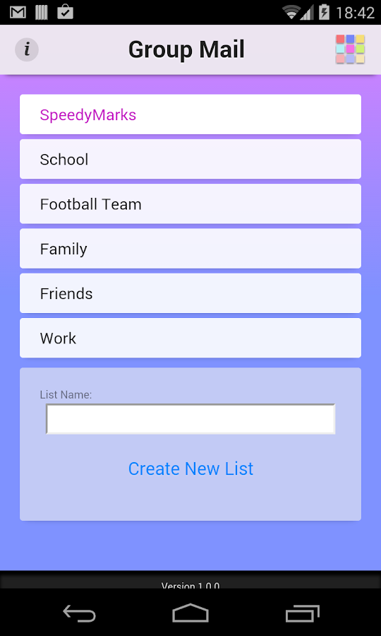   Group Mail Free – Capture d'écran 