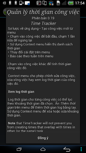 Tính thời gian công việc