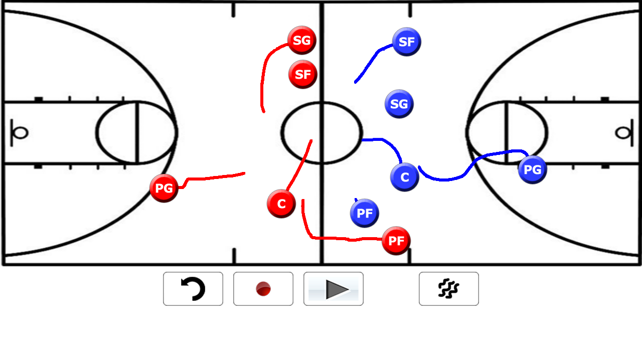 Basketball Playbook screenshot