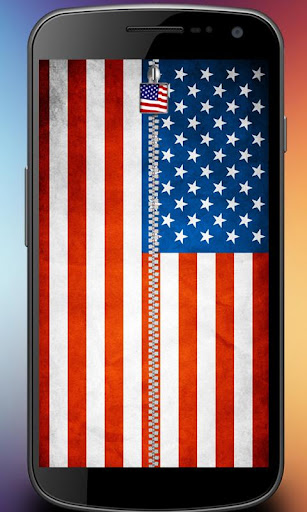 免費下載生活APP|USA Flag Zipper Screen Lock app開箱文|APP開箱王