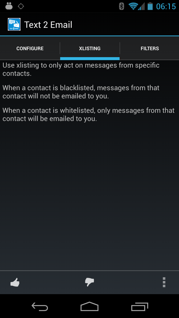 Text 2 Email Screen 2