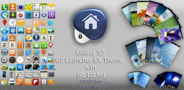 Galaxy S3 Go Theme and Locker v3.3 APK