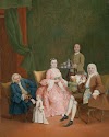 Portrait of a Venetian Family with a Manservant Serving Coffee