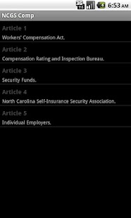Download NC General Statutes - WorkComp APK for PC