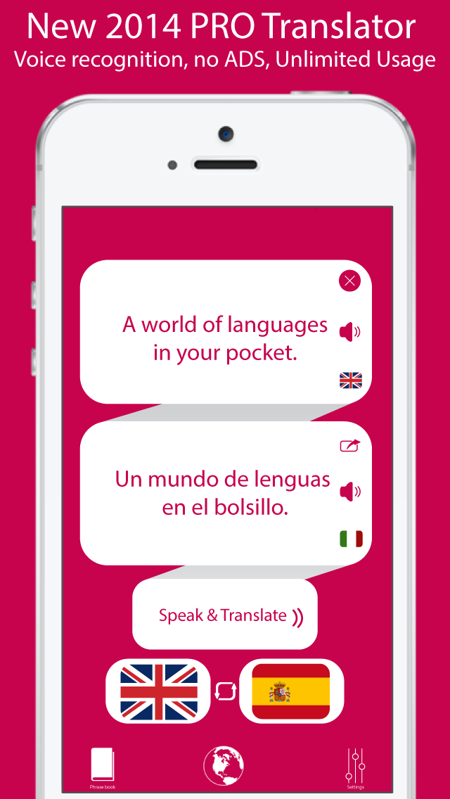 iTranslate Pro Screen 2