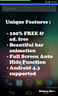 Free Download Battery Bar + FREE MIUI style APK for Android