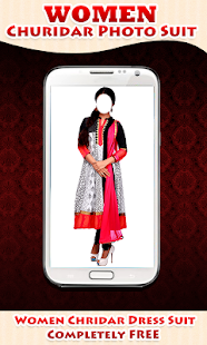 Women Churidar Photo Suit Screenshots 4