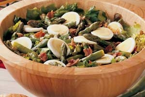 Hot Bacon Asparagus Salad