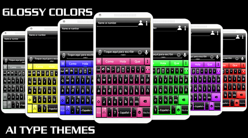 THEME AI TYPE BLACK PINK GLASS