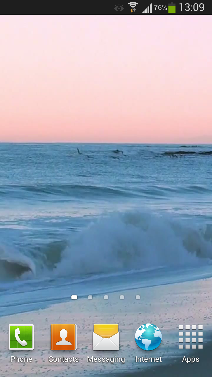 Sunrise Ocean Live Wallpaper Screen 3