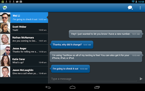 TextNow - screenshot thumbnail