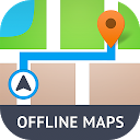 Offline maps & Navigation mobile app icon