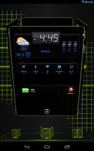 Next Launcher 3D Black Lime HD - screenshot thumbnail
