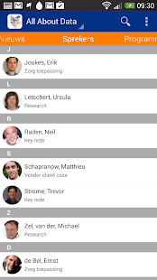 UMCG Wenckebach Conference App Screenshots 2