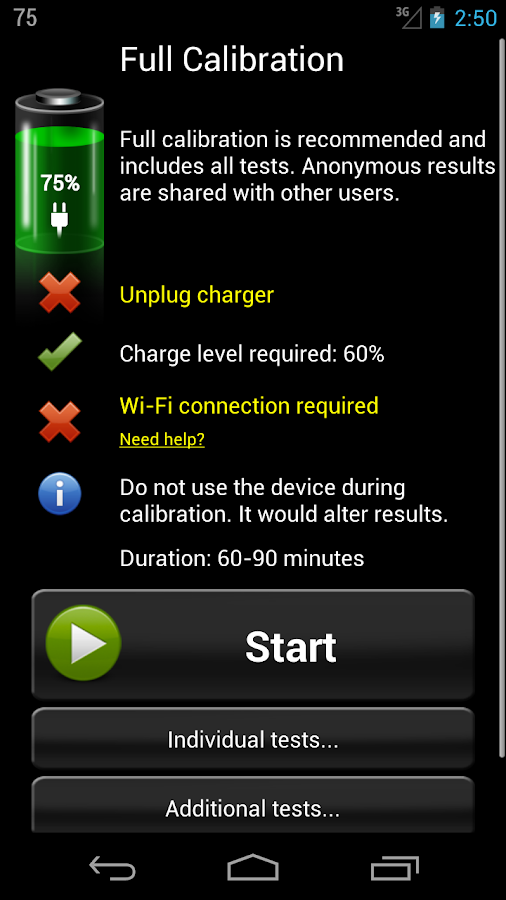 Download Battery HD Pro v1.55 Full Apk terbaru - screenshot