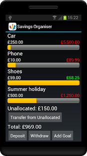 Lastest Savings Organiser APK for Android