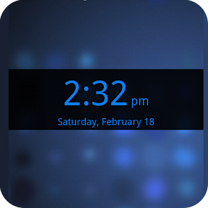 Blue Transparent Digital Clock.apk 1.0