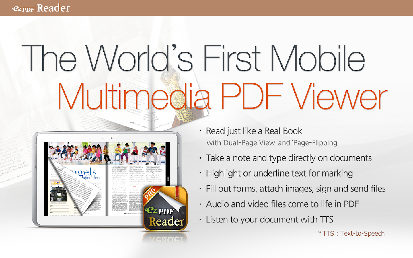 ezPDF Reader - Multimedia PDF - screenshot