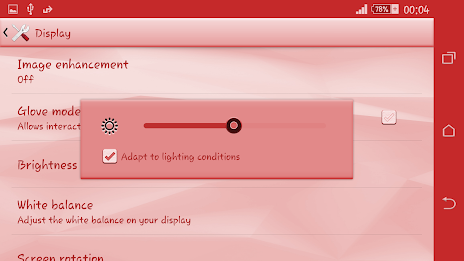 Polygons Red Xperien Theme poster 11