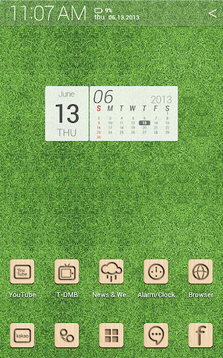 【免費個人化App】Natural Green Atom theme-APP點子