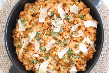 Buffalo Cheeseburger Macaroni