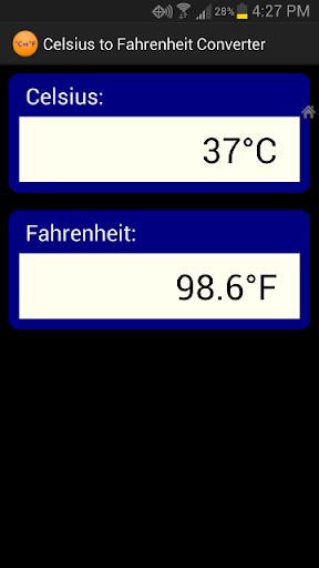 Celsius Fahrenheit