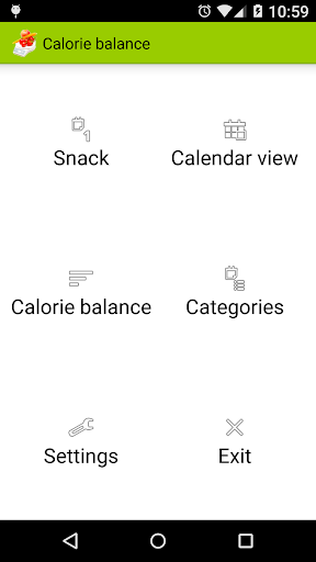 Calorie balance
