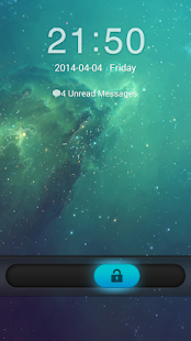 Download Blue Galaxy HD Locker Theme APK for Android