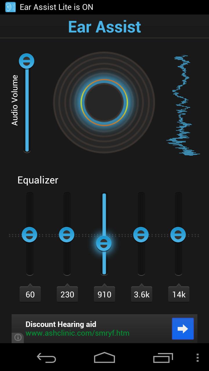 Ear Assist: Hearing Aid App Screen 2