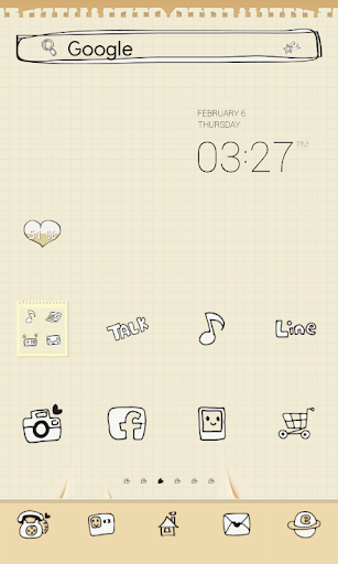 Doodle dodol launcher theme