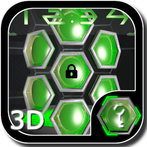 Next 3D Green Go Locker Theme LOGO-APP點子