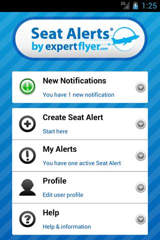 Seat Alerts by ExpertFlyer