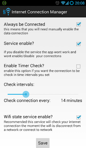 Network Manager WIFI DATA