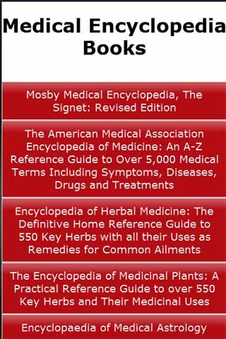 Medical Encyclopedia Books