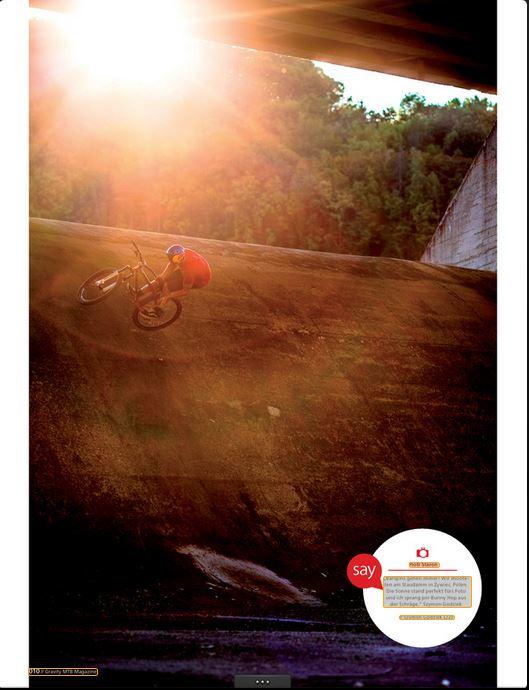 Gravity Mountainbike Magazine Screen 2
