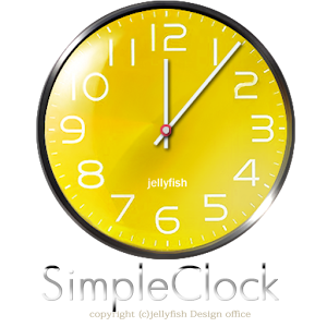 シンプルなアナログ時計ウィジェット【yellow】.apk 1.0