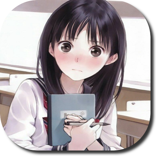 动画女子漫画墙纸 可爱动画少女 LOGO-APP點子