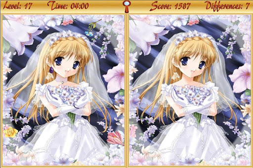 Anime Brides Find Differences