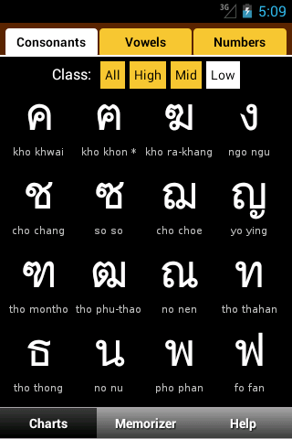 泰语字免费