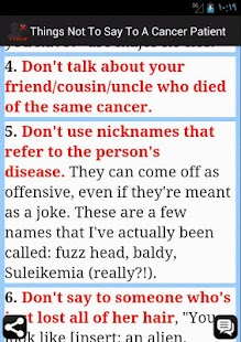 Not To Say To A Cancer Patient - náhled