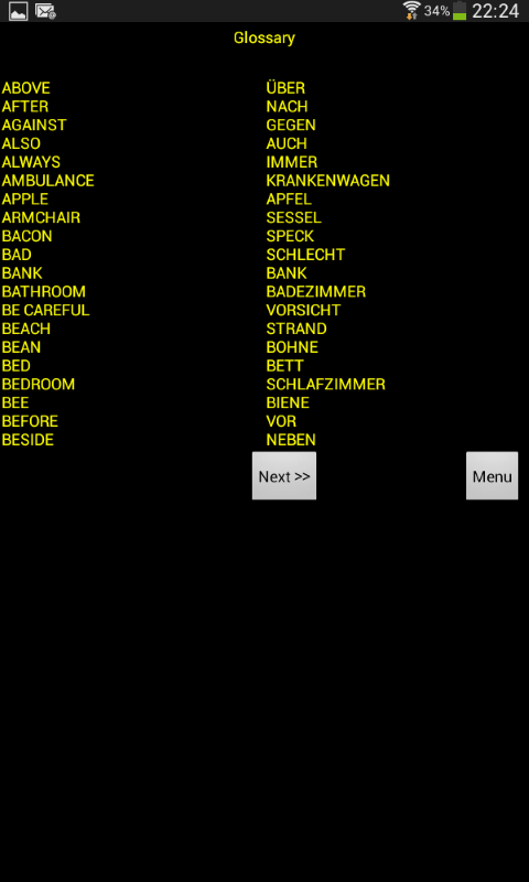 Linkword German Complete Screen 2