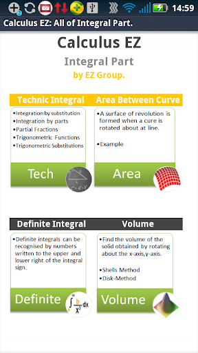 Calculus EZ Integral Part