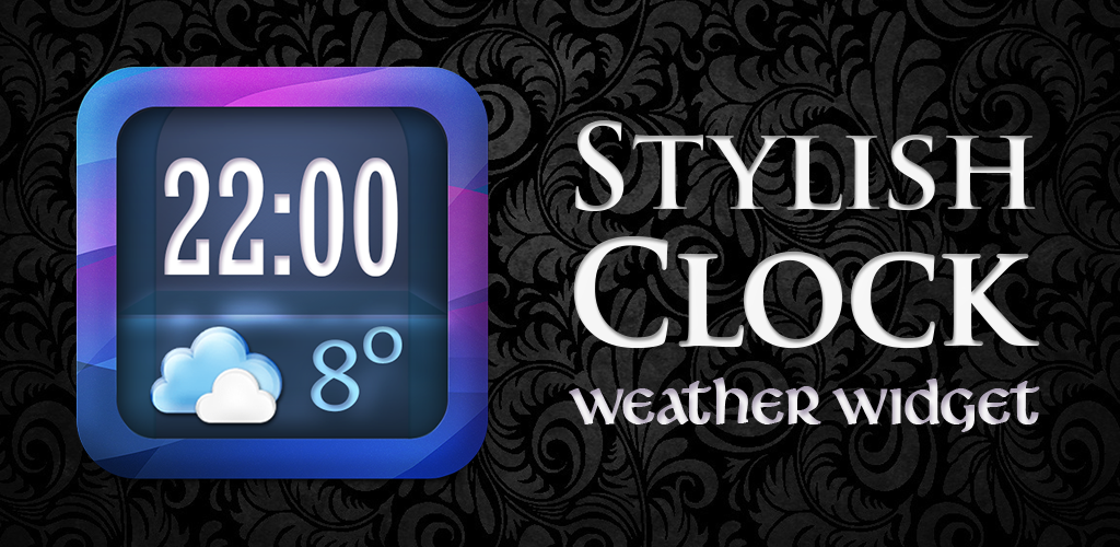 Stylish Clock Weather Widget Latest version for Android Download APK
