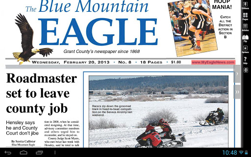 Blue Mountain Eagle e-Edition