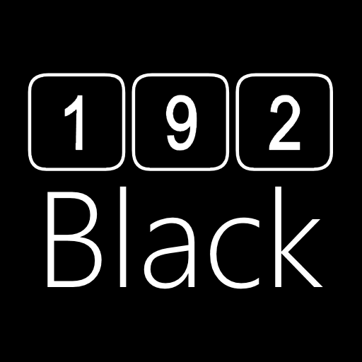 192C Black Icon Pack LOGO-APP點子